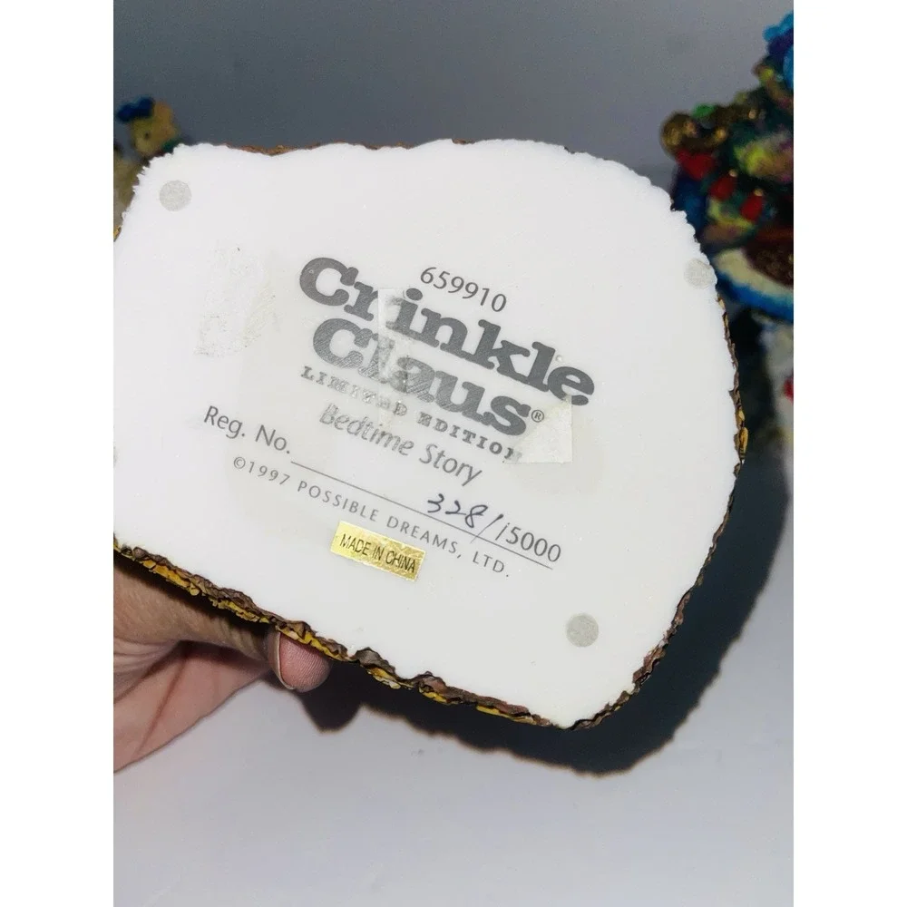 3 Crinkle Claus Possible Dreams 1997 Santa Figurines Limited Edition Christmas